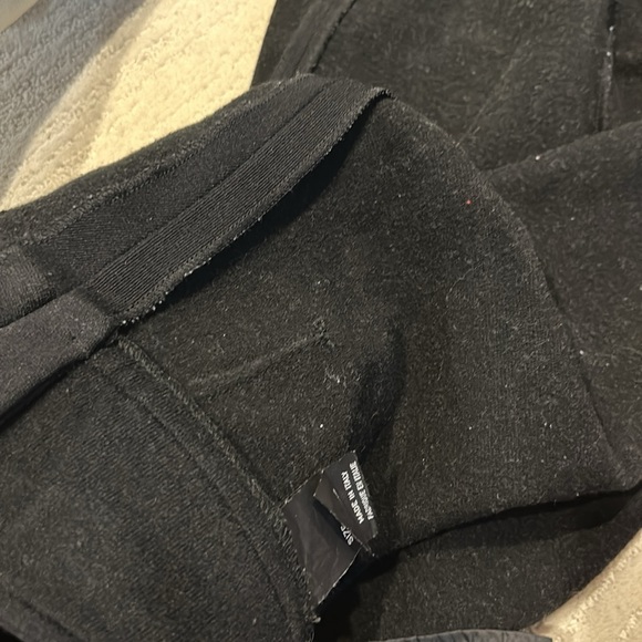 Vintage 80s Black wool blend Ski Snow Pants Small made in Italy size 8 US XS/S - Picture 12 of 12